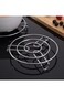 ECVV Stainless Steel Trivet, Home Kitchen Hot Plate Holder Trivets, Heat Resistant Round Pads Holde