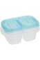 مجموعة حاويات لوك آند لوك إيزي لوك مستطيلة باستيل من قطعتين - أزرق HLE7200W
