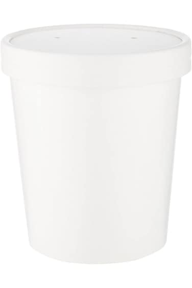 Hotpack Paper Noodle Bowl 16oz + LIDS - 5 Pieces