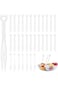 Disposable Plastic Fruit Picks, Mini Cake Forks for Tasting Appetizers, Cocktails, Desserts, Food,