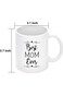 YHRJWN Gifts for Mom - Best Mom Ever Coffee Mug - Best Mom Gifts - Mom Coffee Mug - Mother Mothers