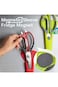 7 In 1 Stainless Steel Kitchen Scissor with Magnetic Cover Holder,/Cleaver/Bottle Opener/Knife/Scre