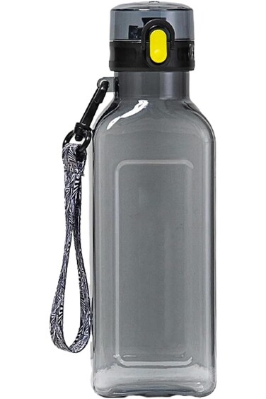 زجاجة مياه بلاستيكية عصرية للرياضة الخارجية للطلاب، قابلة للحمل بحبل، بسعة كبيرة، من Si