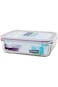 Glasslock Rectangular Food Container, 695 ml (Mcrb-071)