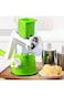 Taimi Manual Vegetable Cutter Tabletop Drum Round Mandoline Slicer Onion Potato Carrot Grater with