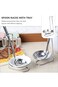 Kitchen Spoon Rest Holder, 2pcs Stainless Steel Double Ladles Holder Vertical Spoon Rack, Cooking U