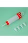Delcasa DC2717 Icing Tube with Nozzles Set 5-Pieces, White