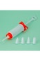 Delcasa DC2717 Icing Tube with Nozzles Set 5-Pieces, White