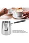 Butter Warmer, Turkish Coffee Pot Milk Warmer Stainless Steel Mini Butter Chocolate Melting Pot wit
