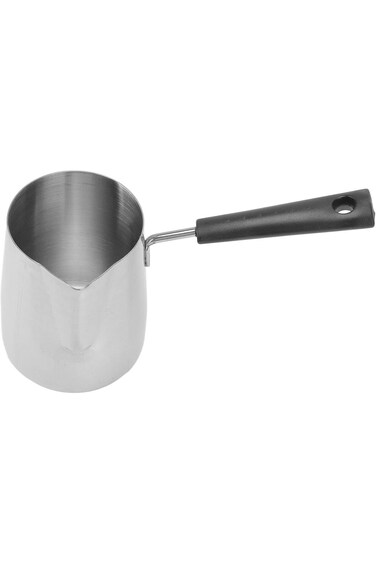 Butter Warmer, Turkish Coffee Pot Milk Warmer Stainless Steel Mini Butter Chocolate Melting Pot wit