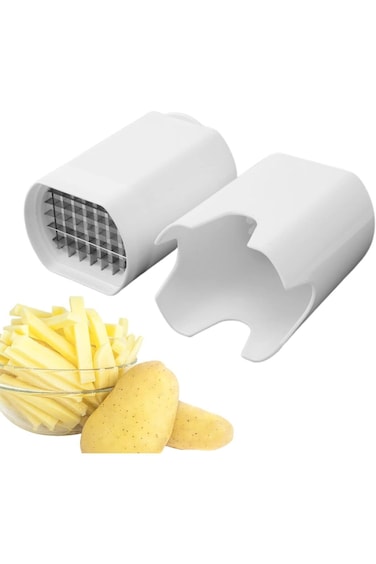 French Fry Cutter Natural Cut Rapid Slicer Vegetable Dicer, Potato Tool, Food Dicer, Veggie Chopper