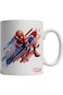 كوب شاي وقهوة سيراميك أبيض بطبعة سبايدرمان من جفت ميت، 320 مل   كوب قهوة بطل خارق   مارفل إم