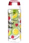 Solmazer Herevin 750mlBottle With Fruit InfUSer - Strawberry, Detox Time H-161558-002