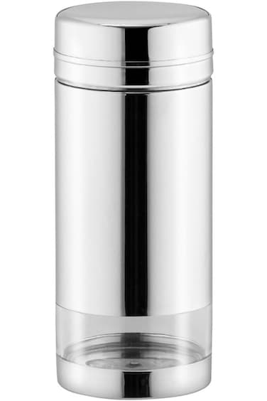 ALSANIDI, Steel Spice Container, Tea, coffee and sugar storage for trips, Silver, capacity880ml