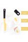 Patelai Omelette Spatula Kitchen Omelet Turner Silicone Non-stick Omelette Scraper Silicone Pigment