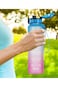 Al Mufarrej Housewares 1L Large Capacity Leakproof Sports Water Bottle, Time Marker, Portable
