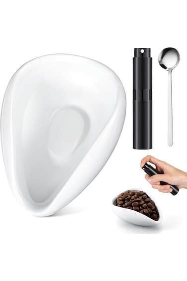 ASOQOLA Coffee Bean Dosing Cup and RDT Spray Bottle and Spoon 3-Piece Set, Coffee Bar Accessories,