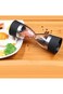 2 in 1 Salt Pepper Mill Spice Grinder for Kitchen, hourglass shaped Dual Salt Pepper Mill Spice Gri