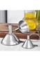 SWIUKPHE Stainless Steel Funnels for Kitchen,Small Metal Funnels (1.7Inch/ 2.2Inch/ 2.9Inch) No Spi