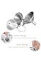 SWIUKPHE Stainless Steel Funnels for Kitchen,Small Metal Funnels (1.7Inch/ 2.2Inch/ 2.9Inch) No Spi