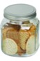 Anchor Hocking 32oz Cracker Jar with Brushed Metal Lid