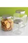 Anchor Hocking 32oz Cracker Jar with Brushed Metal Lid