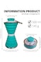 SYOSI Collapsible Water Bottles for Travel 500ml, , Foldable Sports Small Silicone Reusable Portabl