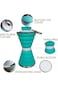 SYOSI Collapsible Water Bottles for Travel 500ml, , Foldable Sports Small Silicone Reusable Portabl