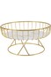 BokSung Metal Wire Fruit Basket, Large Capacity Hollow Creative Fruit Bowl, Fruit Holder Stand Stor