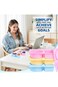 1Pack Silicone Reusable Snack Containers with Lids, Double Compartment Snackle Box Containers, Sala