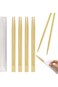 Bamboo Wooden Chopsticks Pack of 100 pairs, Individually Paper wrapped 23cm/ premium Quality/ High