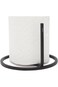 Umbra, Black Squire Paper Towel Holder for Kitchen, Bent Metal Wire Looks Like Cast Iron