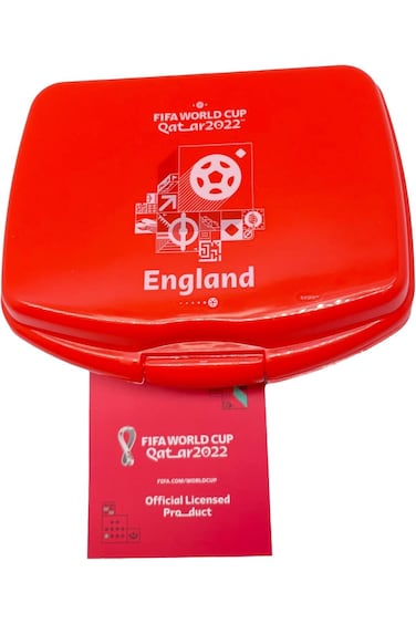 FIFA 2022 Country Plastic Lunch Box/Food Container 500ml - England