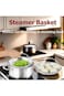 NALACAL Steamer Basket for Cooking, 2 Size Set of Stainless Steel Vegetable Steamer Basket with Han
