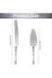Cake Knife and Server Set, 2 Pcs Stainless steel Cake and Pie Server Knife and Spatula Cake Cutting