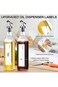 RCCO 4PCS Olive Oil Dispenser Bottle, Oil Dispenser Bottle for Kitchen, Cooking Oil and Vinegar Dis