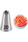 BHjoybeauty Large Icing Piping Tips,1M 2D 2F Cake Cupcake Decorating Tip Set Kit,Star Drop Flower R