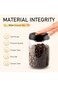 TRASSLE Vacuum Coffee Canister Mason Jar, 900ml Airtight Food Storage Overnight Oats Containers wit