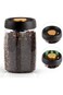 TRASSLE Vacuum Coffee Canister Mason Jar, 900ml Airtight Food Storage Overnight Oats Containers wit