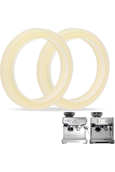 حلقة بخار سيليكون مقاس 54 مم، قطعتان من حشية السيليكون، ملحقات بريفيلي لآلة بريفيلي الإسبريسو 8