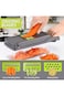 LOLLDEAL Vegetable Chopper,16 in 1 Multifunctional Food Choppers, Manual Food Grater, Vegetable Sli