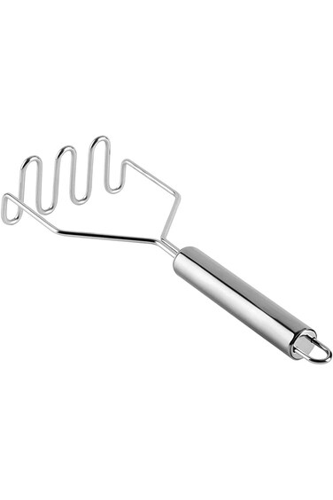 SYOSI Stainless Steel Potato Masher - Perfect for Mashed Potatoes, Banana Bread, Pumpkin Puree &amp; Mo