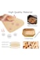 ECVV 100Pcs Air Fryer Disposable Paper Liner, Air Fryer Liners Square, Baking Paper for Air Fryer W