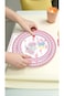Sweet seven 8Pcs Pink Elephant Baby Shower Plates - 7 Inch Disposable Paper Plates for Girl's Newbo