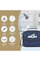 MILTON New Meal Combi Lunch Box, 3 Containers, 280 ml Each and 1 Tumbler, 400 ml, Blue   Food Grade