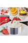 ELECDON Round Cake Ring Mold, 3-Inch Stainless Steel Round Cake Ring Mold Set: Dessert Mousse and T