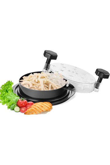 ALMEKAQUZ Chicken Shredder Tool Twist, Food-Grade Visible Meat Shredder Tool Twist with Ergonomic H