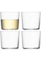 LSA International Gio Tumbler (low) 310 ml Clear   Set of 4   Dishwasher Safe   GI16