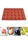 Joyzzz Chocolate Molds, 2pcs 29x17cm Half Round Ball Chocolate Mold-Semi Sphere Candy Mold, Food Gr