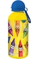 L.O.L Crayola Aluminium Water Bottle with a Hook for Kid, 600 ml Capacity, Yellow